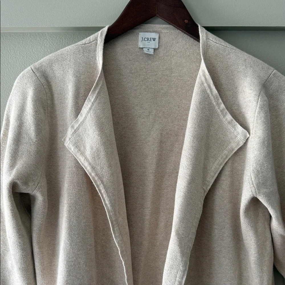 J. Crew Juliette Collarless Sweater Blazer Open Cardigan - Picture 4 of 8